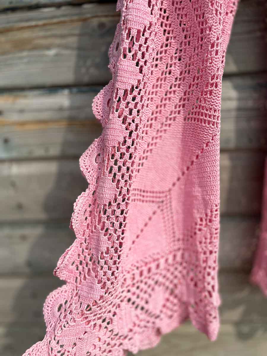 Handmade hobo pant from vintage crochet - Image 6