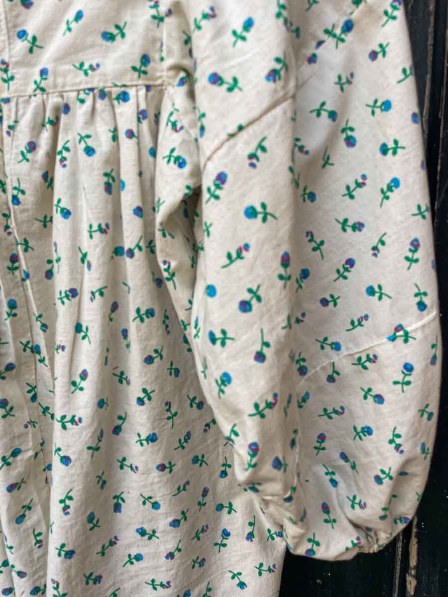 Vintage handmade 70’s cotton smock blouse - Image 6